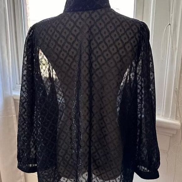 The Bayview Sheer Blouse - Picture 3 of 3